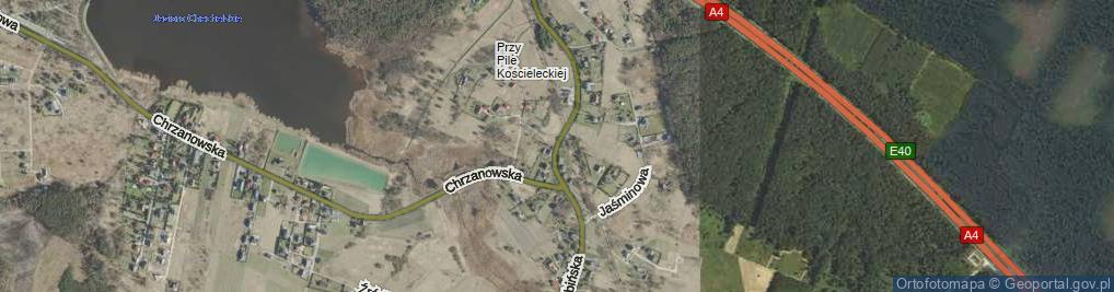 Zdjęcie satelitarne Trzebińska ul.